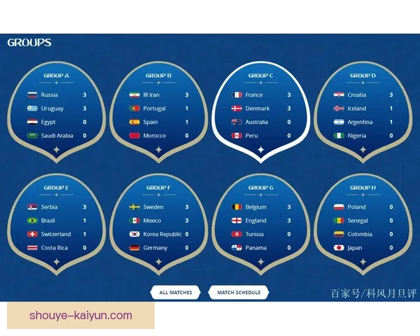 世界杯最新积分榜揭晓，各队排名变化引发热议